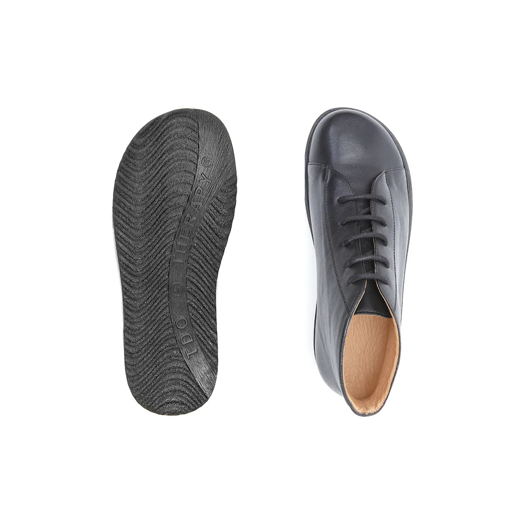Men’s extra wide orthopedic diabetic boots with removable cushioned insole for custom orthotics – Forge model.