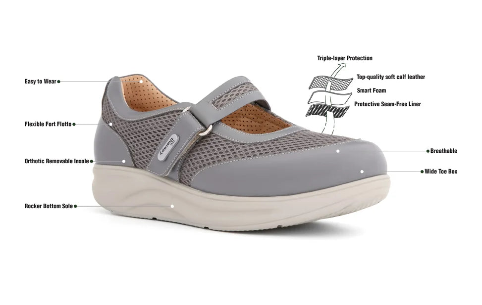 Women's orthopedic walking shoes for comfort