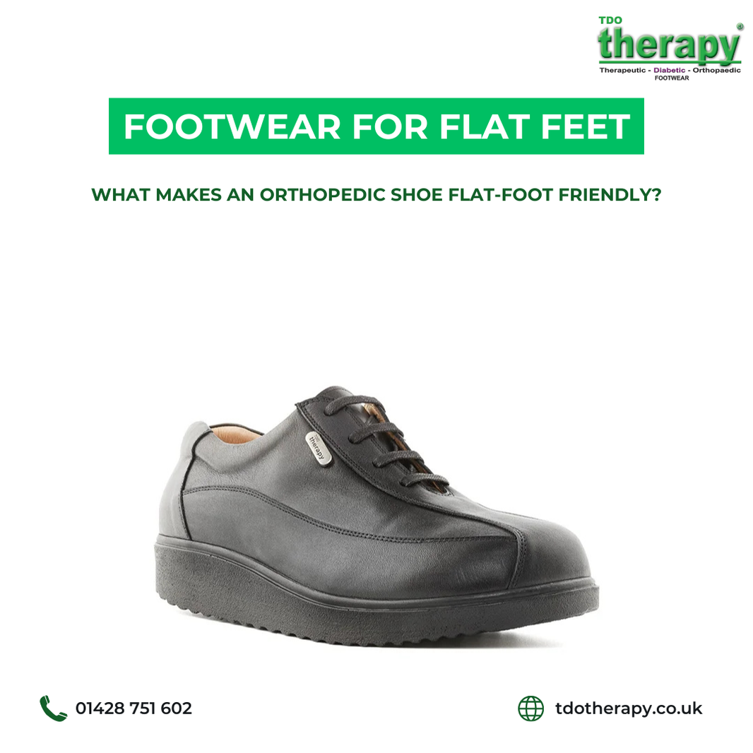 Footwear for Flat Feet: What Makes an Orthopedic Shoe Flat-Foot Friendly?
