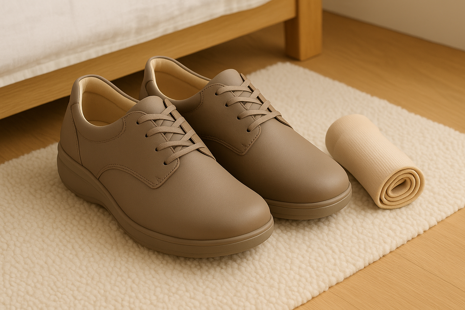 Orthopedic shoes for lymphedema in the UK with extra wide fit.