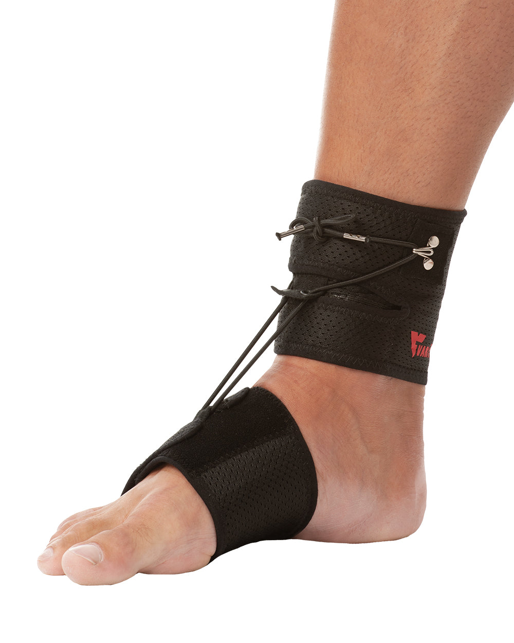 Foot drop support brace designed to assist lifting the front of the foot during walking