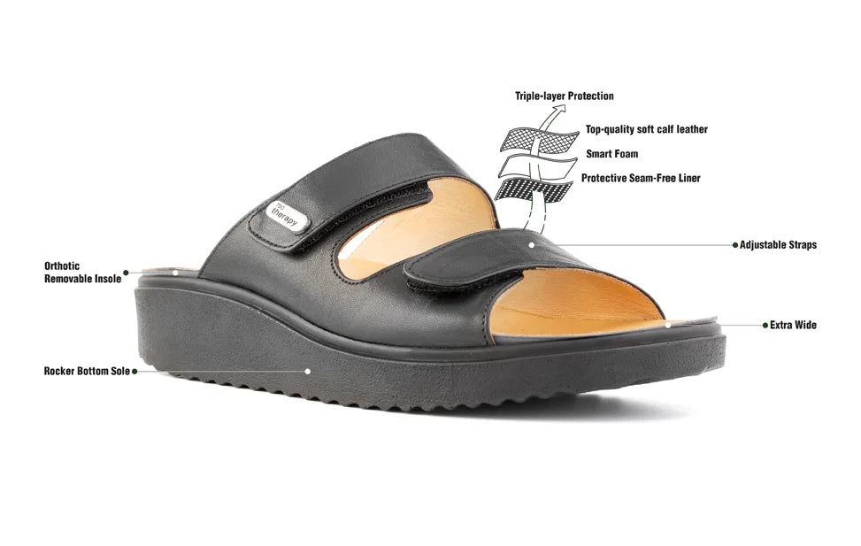 Men's slippers with arch support