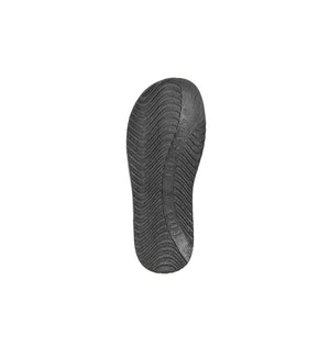 Black Ashby women's extra wide mesh shoes with a rocker sole designed for smoother walking and pressure relief.