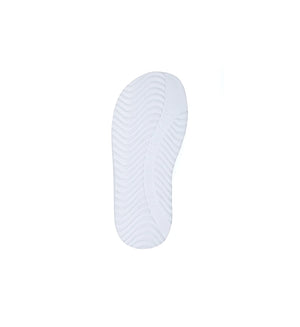 Women's navy comfort shoes with breathable mesh uppers and a supportive sole.