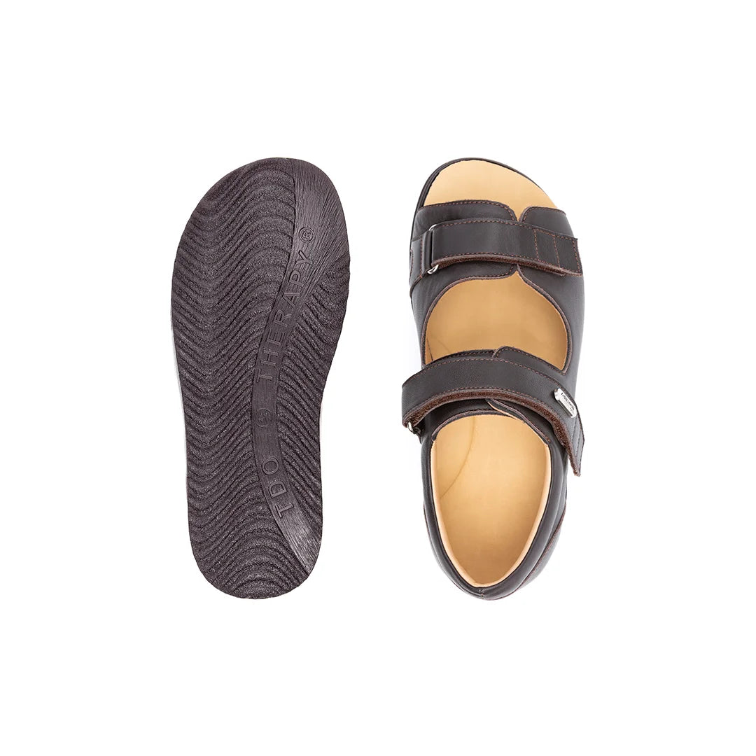 Orthopedic sandals for women designed to relieve bunion pressure.
