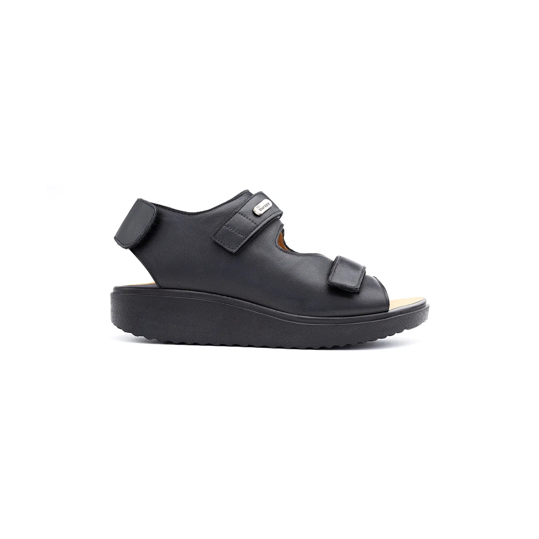 Men’s orthopedic sandals for swollen feet with cushioned rocker sole – Cedar footwear.