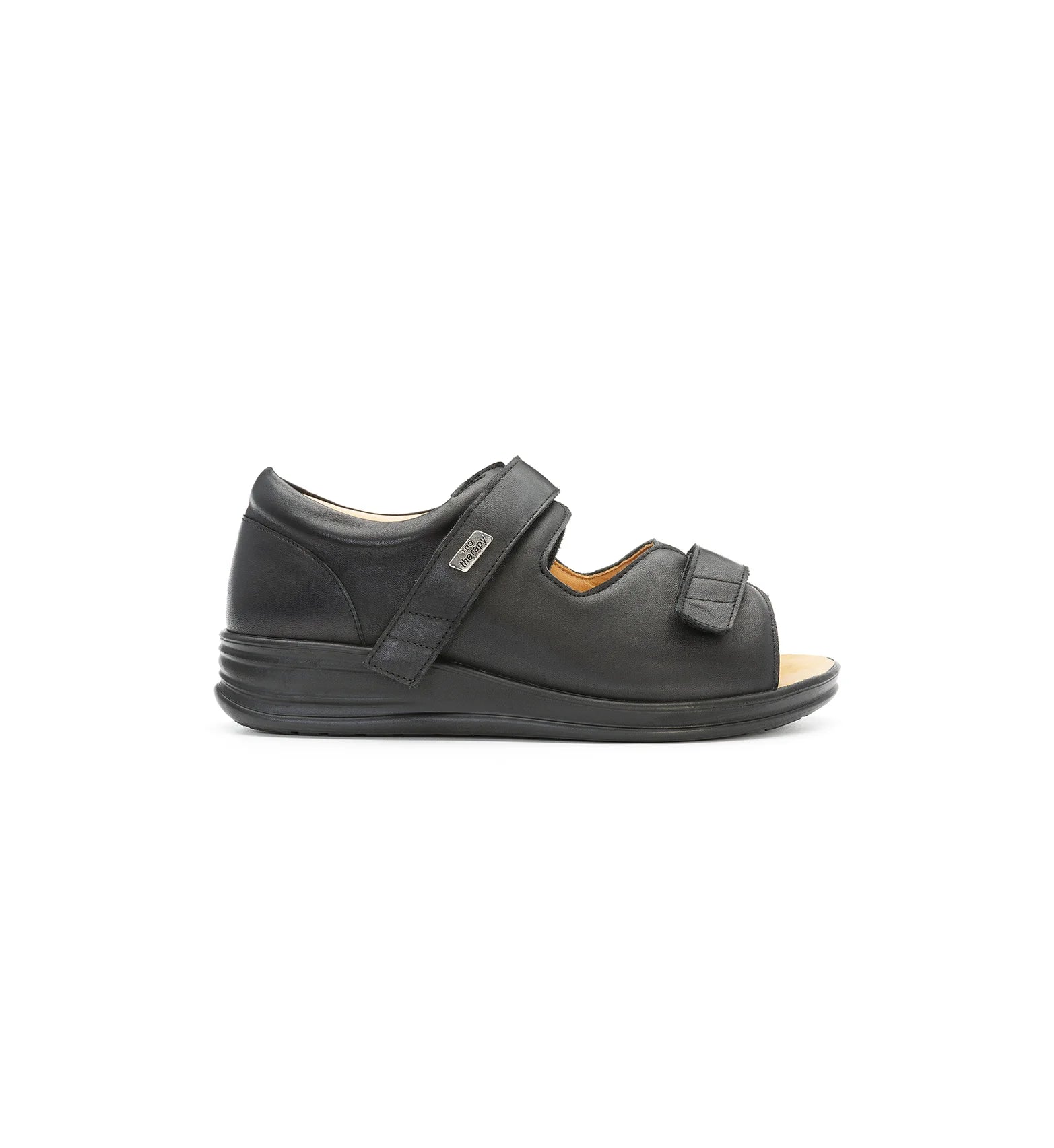 Women’s orthopedic sandals featuring a stable cushioned sole for balanced walking comfort.