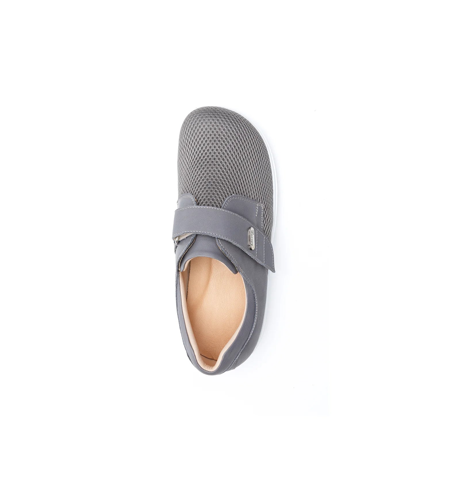 Top view of Ashby 616.20.19-W, wide-fit shoe for diabetic and arthritic feet