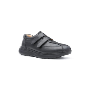 Men’s wide fit orthopedic diabetic trainers with double Velcro straps for easy wear – Marlow model.