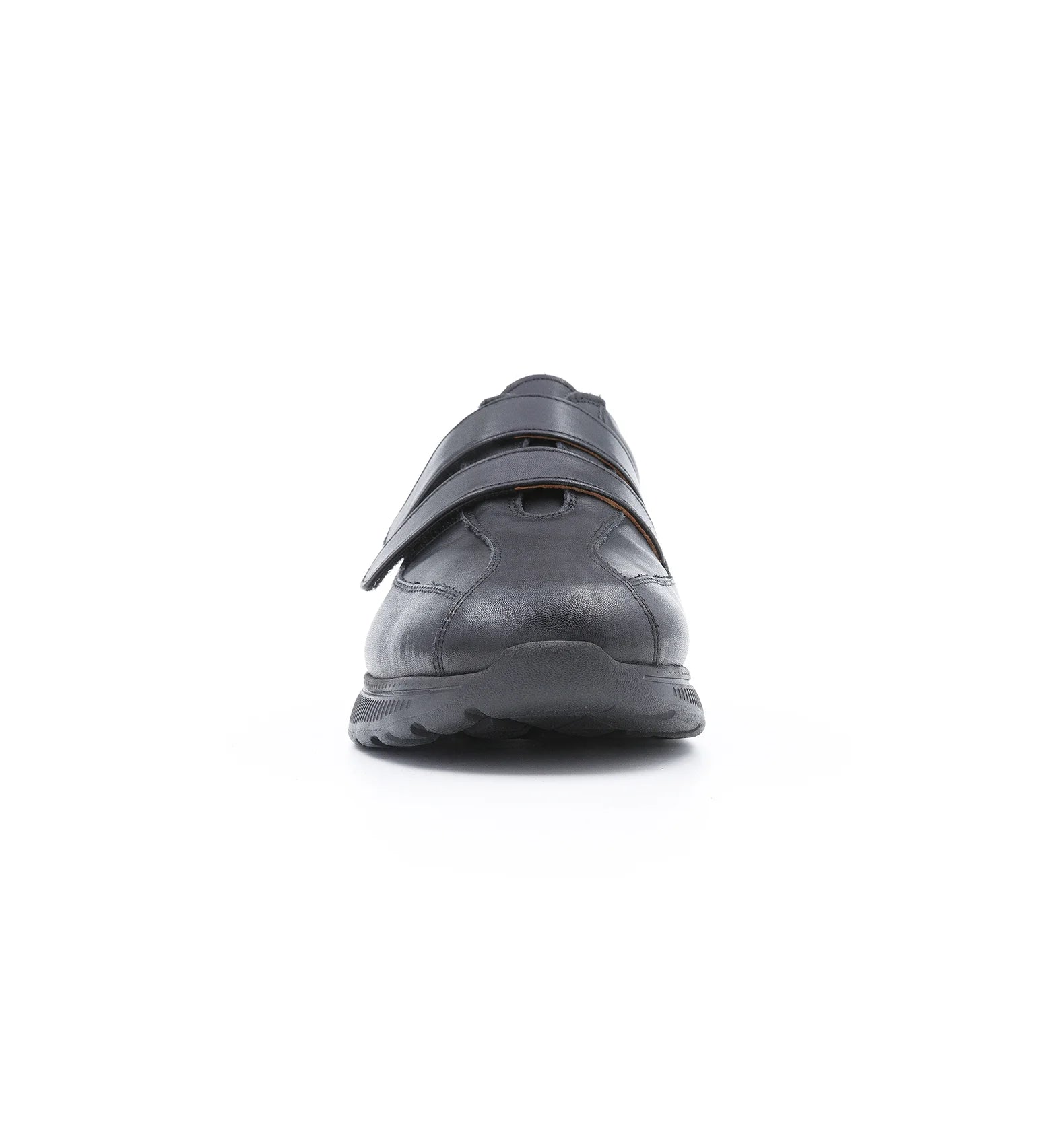 Men’s wide fit orthopedic trainers with double Velcro straps for secure adjustable fit – Marlow model.