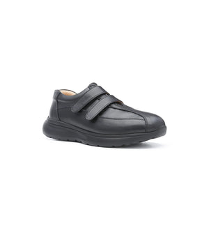 Women’s wide fit orthopedic diabetic trainers with double Velcro straps for easy wear – Marlow model.