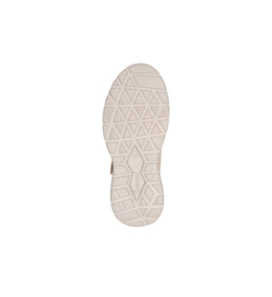 Mira women’s beige shoe – EVA outsole tread view