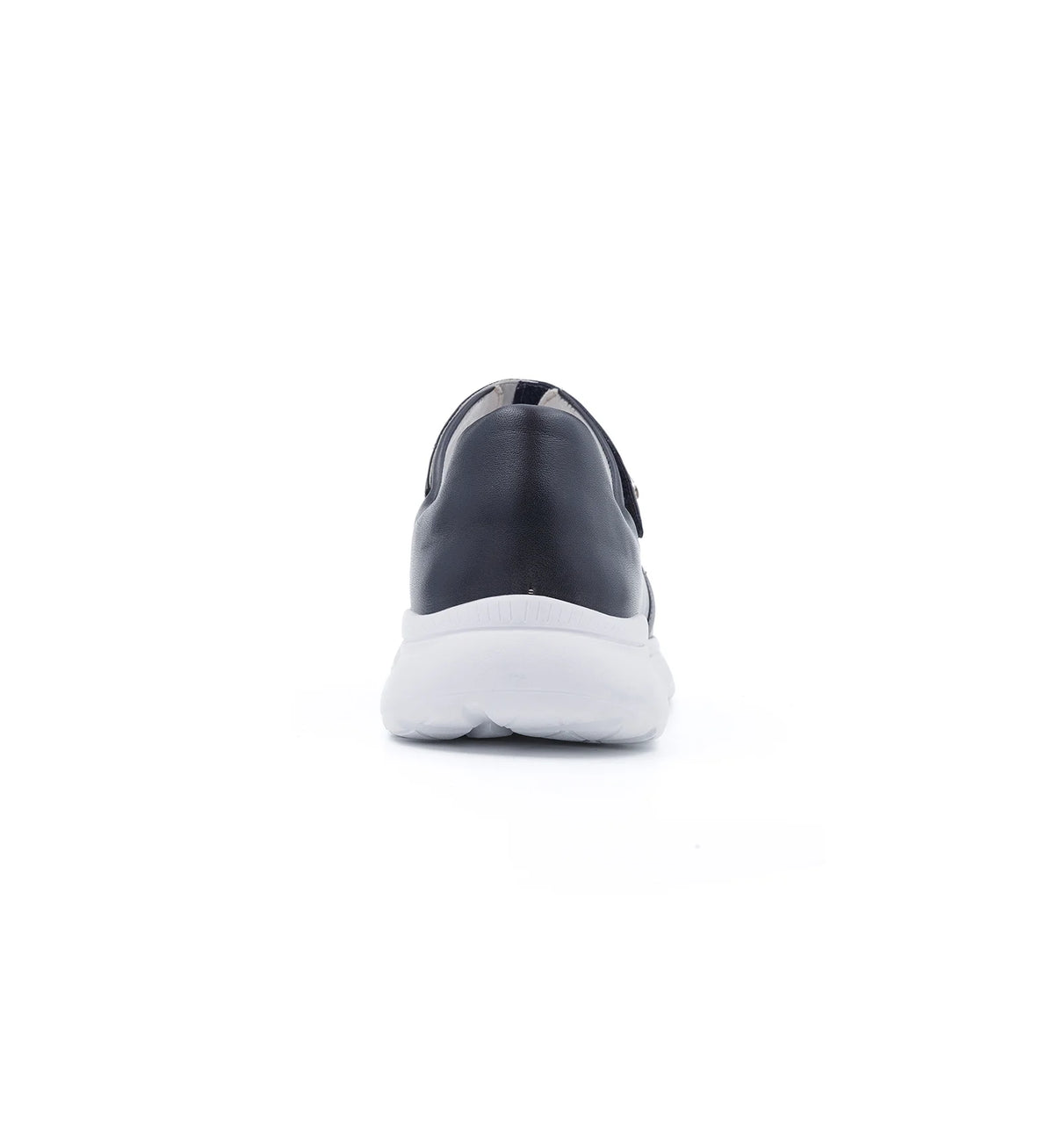 Mira women's navy 4E wide fit shoe – rear view