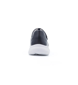 Mira women's navy 4E wide fit shoe – rear view