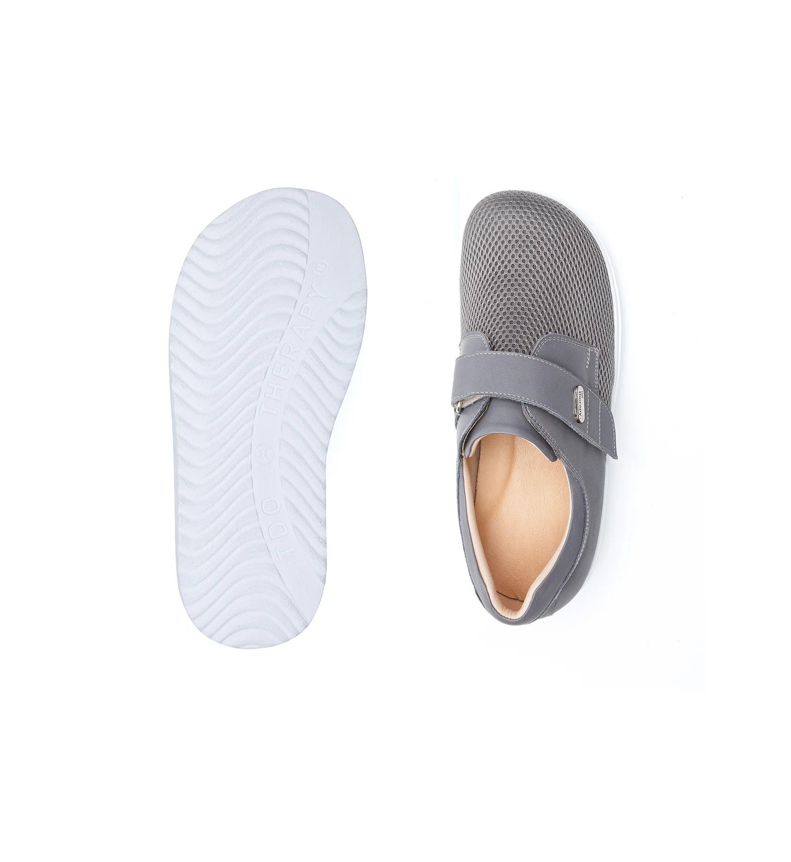 Durable non-slip sole of Ashby 616.20.19-W orthopaedic diabetic shoes