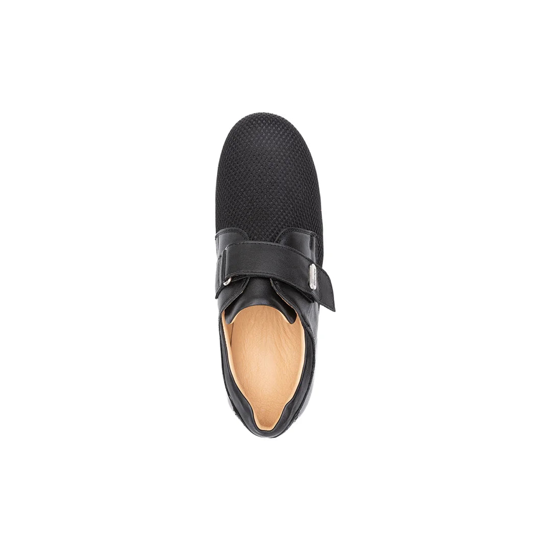 Orthopedic Walking Shoes for Women – Wide Fit with Mesh & Leather Upper for Airflow