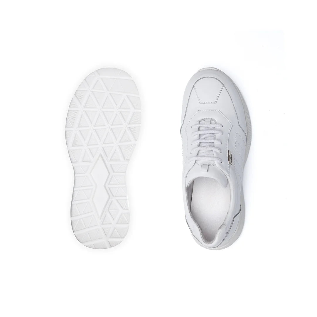 Ergonomic shoes equipped with arch support to aid proper foot alignment.