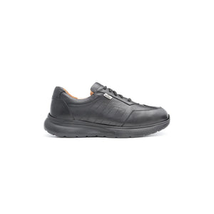 Supportive trainers engineered to improve posture and reduce foot fatigue.