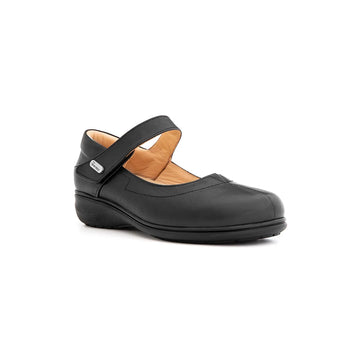 Front view of TDO 803-W Women's Wide Fit Orthopaedic Shoes, combining style and comfort for women.