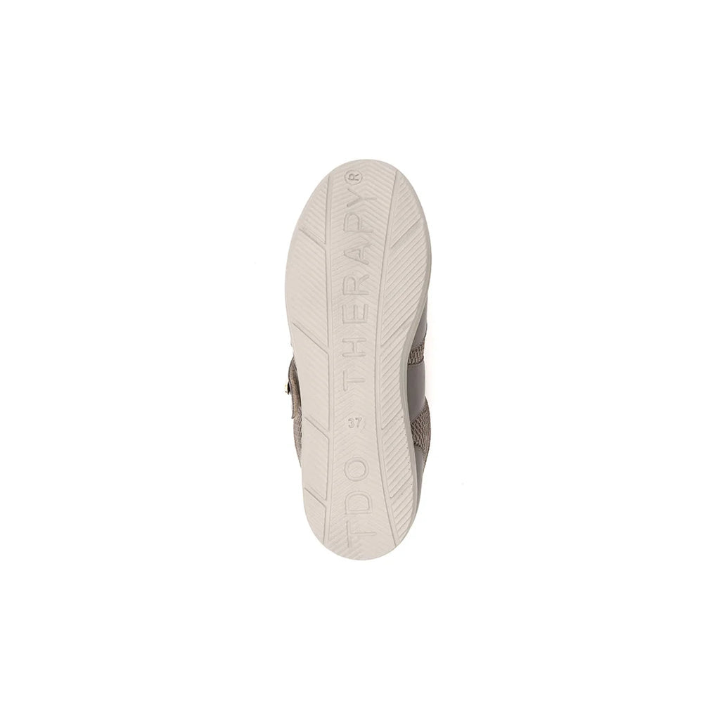 Sole view of TDO 805.19-W Women's Diabetic Orthopaedic Shoes, emphasizing their supportive construction and rocker-bottom sole.