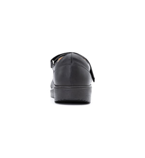 Women’s easy fit sandals with open back design allowing effortless wear and flexibility for swollen feet